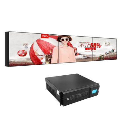 450cd/M2 4Kのビデオ斜面5.3mm TV LCDの表示22Kgをウォール・ディスプレイ