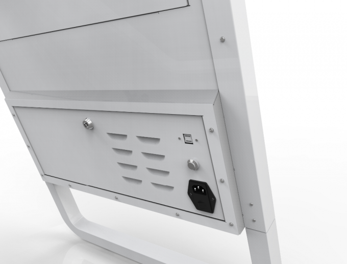 TFT LCDの足車が付いている相互待ち行列管理のキオスク 3